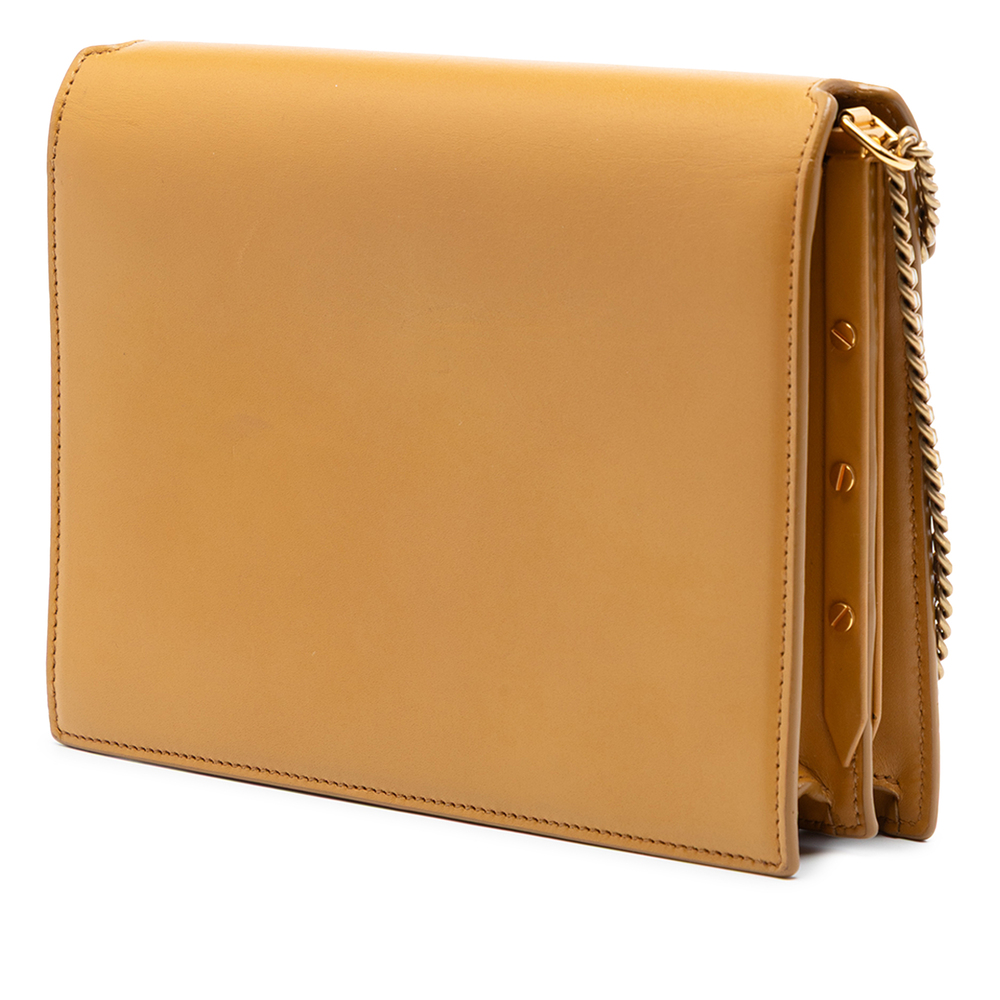 Pre-Loved Saint Laurent Smooth Calfskin Monogram Cassandra Clasp Bag - Picture 2 of 7
